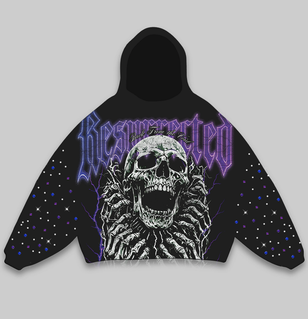 RESURRECTED BLACK HOODIE
