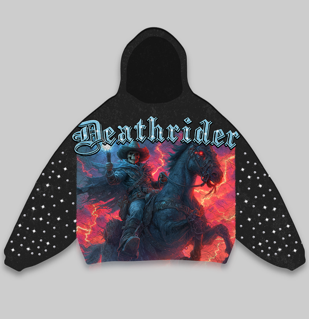 DEATHRIDER BLACK HOODIE