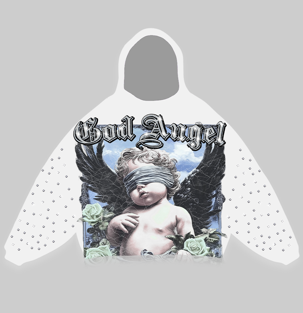 GOD ANGEL White HOODIE