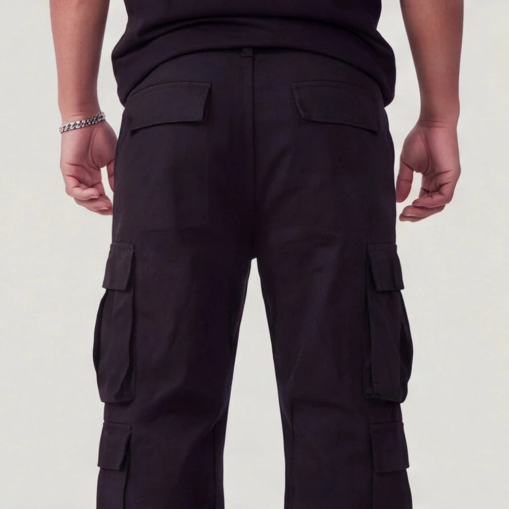 Illusion Eye Multi-Pocket Cargo Pants