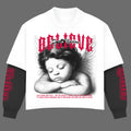Believe Long-sleeve T-shirt White
