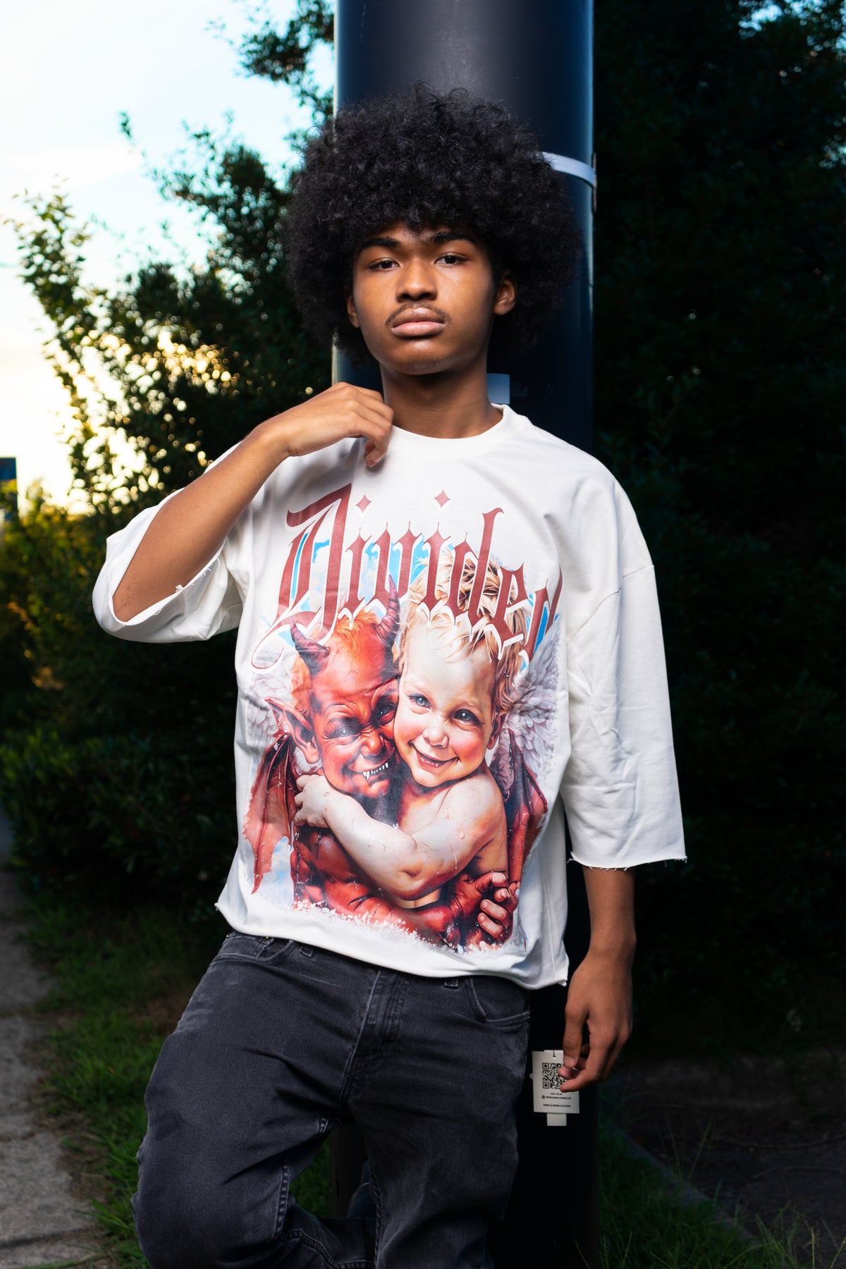 Divided - Off White Tee