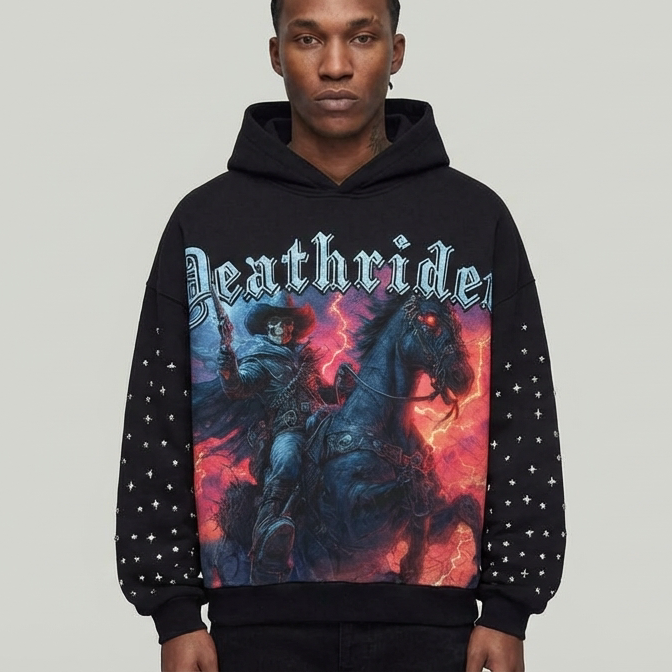 DEATHRIDER BLACK HOODIE