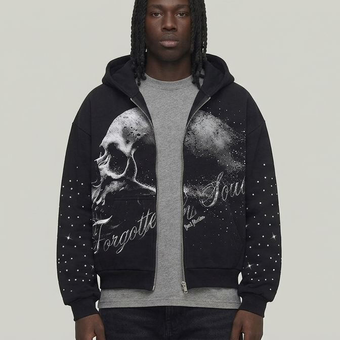 FORGOTTEN SOULS ZIP HOODIE