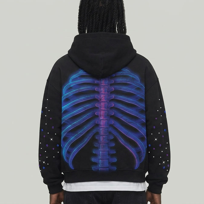 RESURRECTED BLACK HOODIE