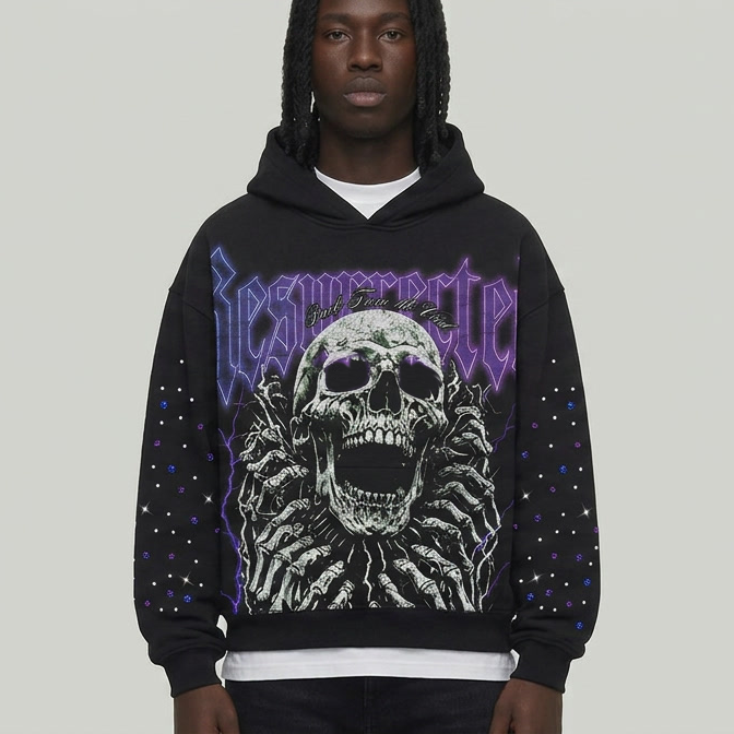 RESURRECTED BLACK HOODIE
