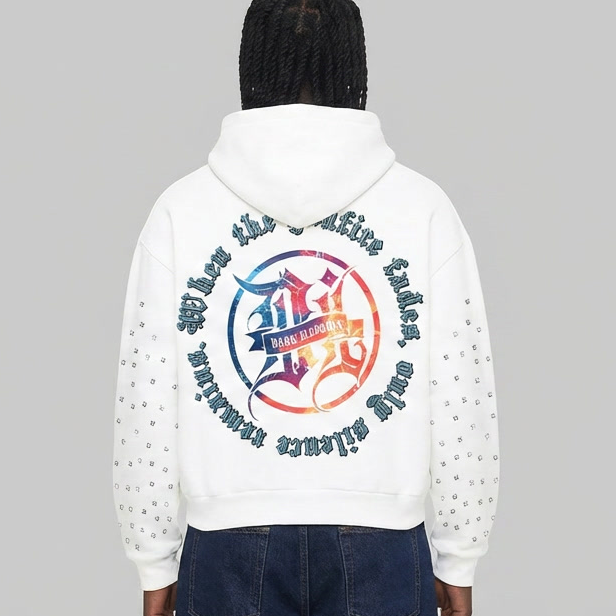 DEATHRIDER WHITE HOODIE