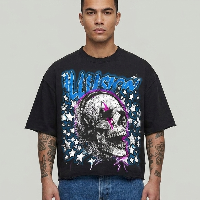Skull Wave Tee