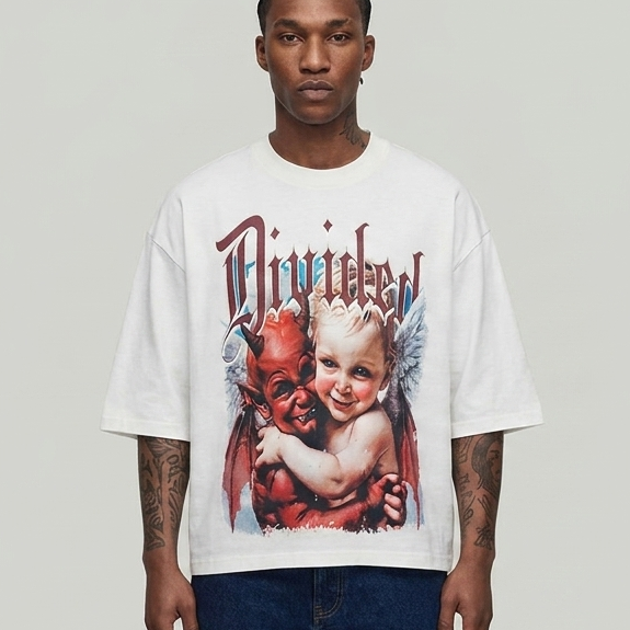 Divided - Off White Tee