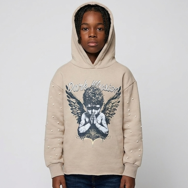 Crying angel kids hoodie