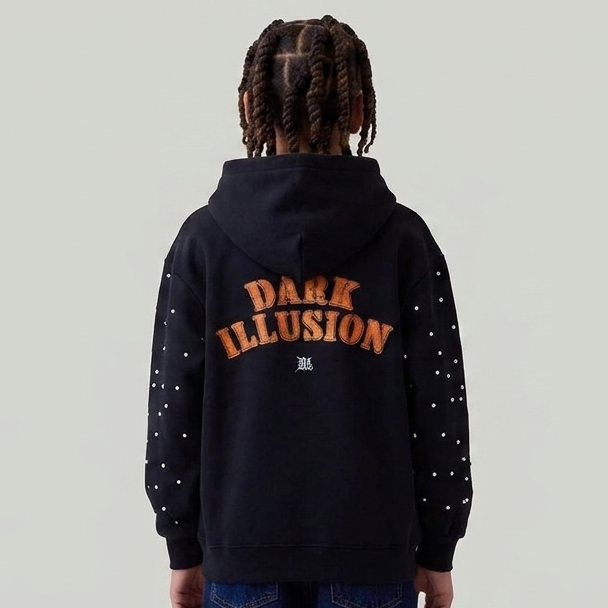 Grinning Colossal Sun Hoodie Kids
