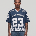 Dark Illusion Flame Jersey - Navy Blue
