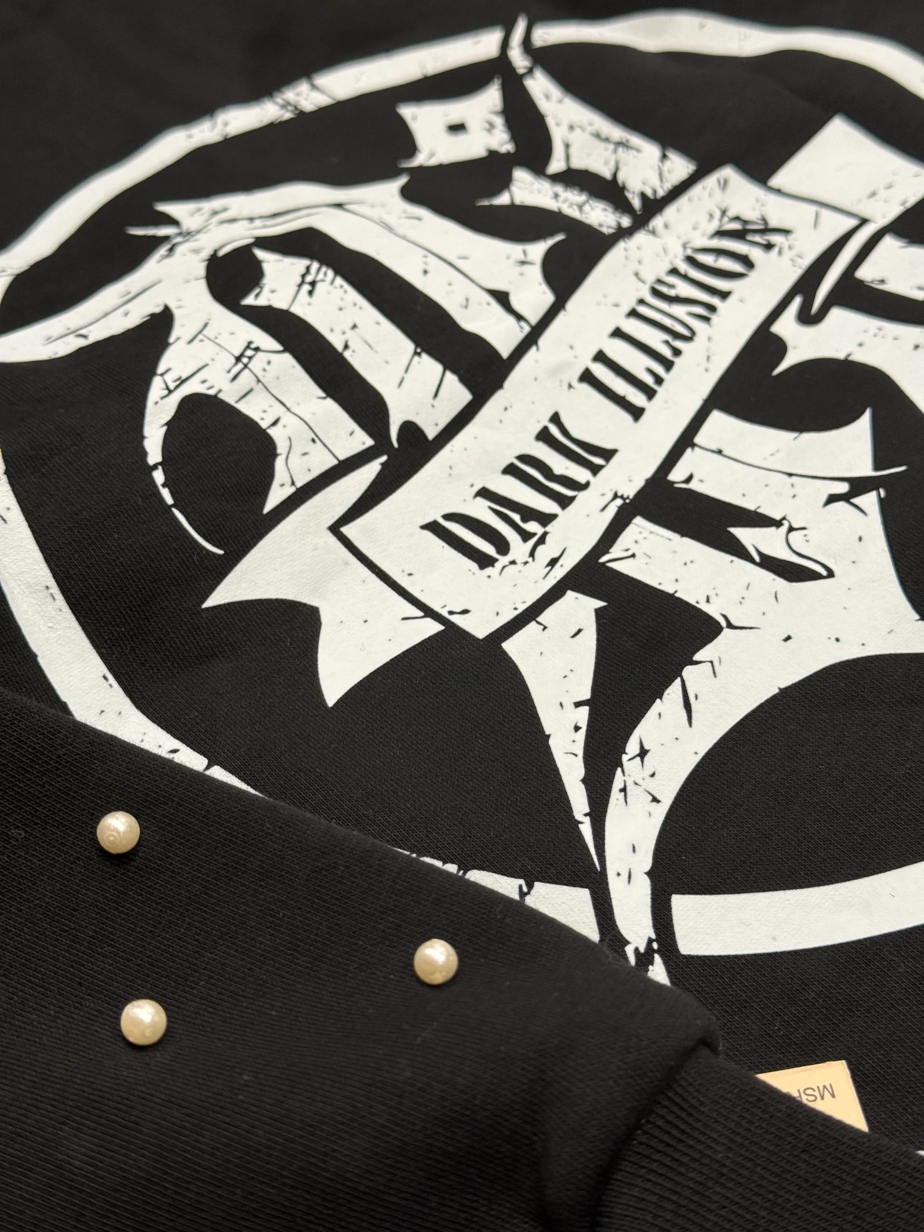 Dark illusion hoodie kids Black