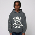 Dark illusion hoodie kids charcoal